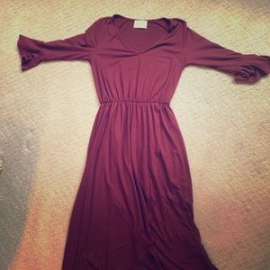 Midi-length dress